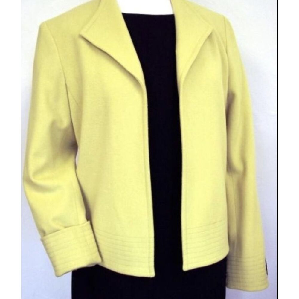 O'CONNELL'S Yellow Tailored WOLL AN CASHEMIRE